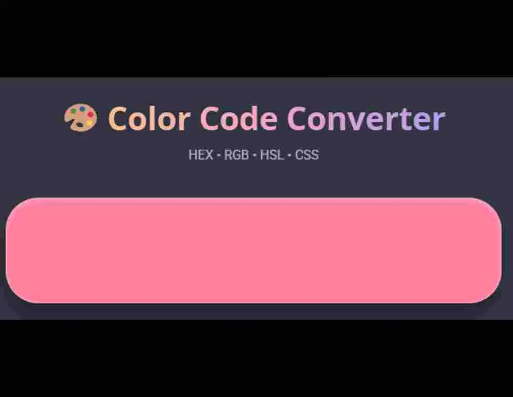 Color Code Converter