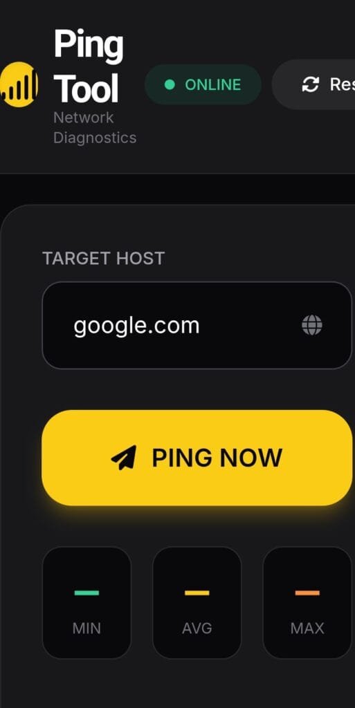 Ping tool