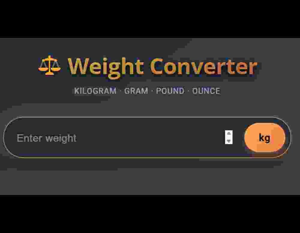 Weight Converter
