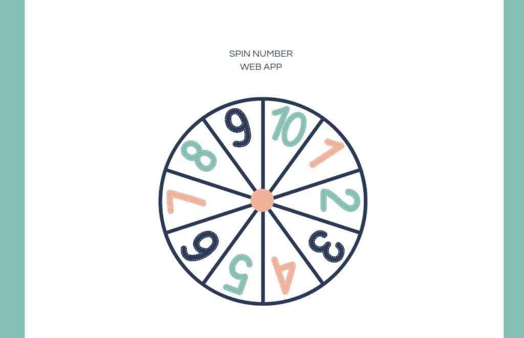 Spin Number web app