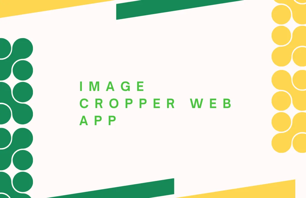 Image Cropper web app