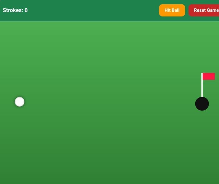 Online Golf Game Web App