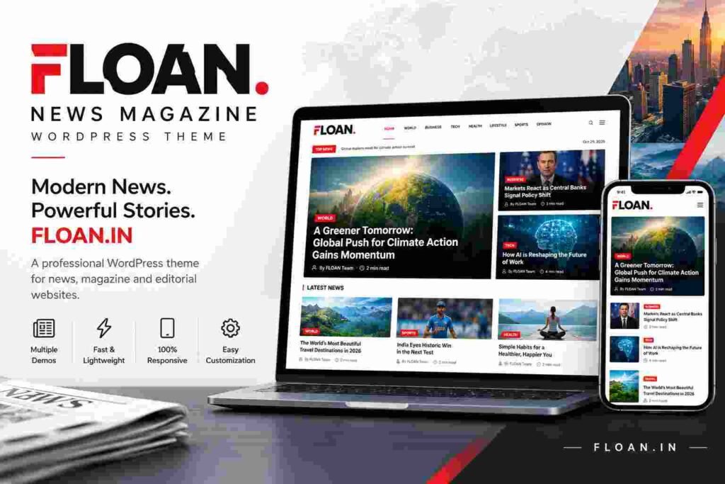FLOAN News Magazine Portal WordPress Theme