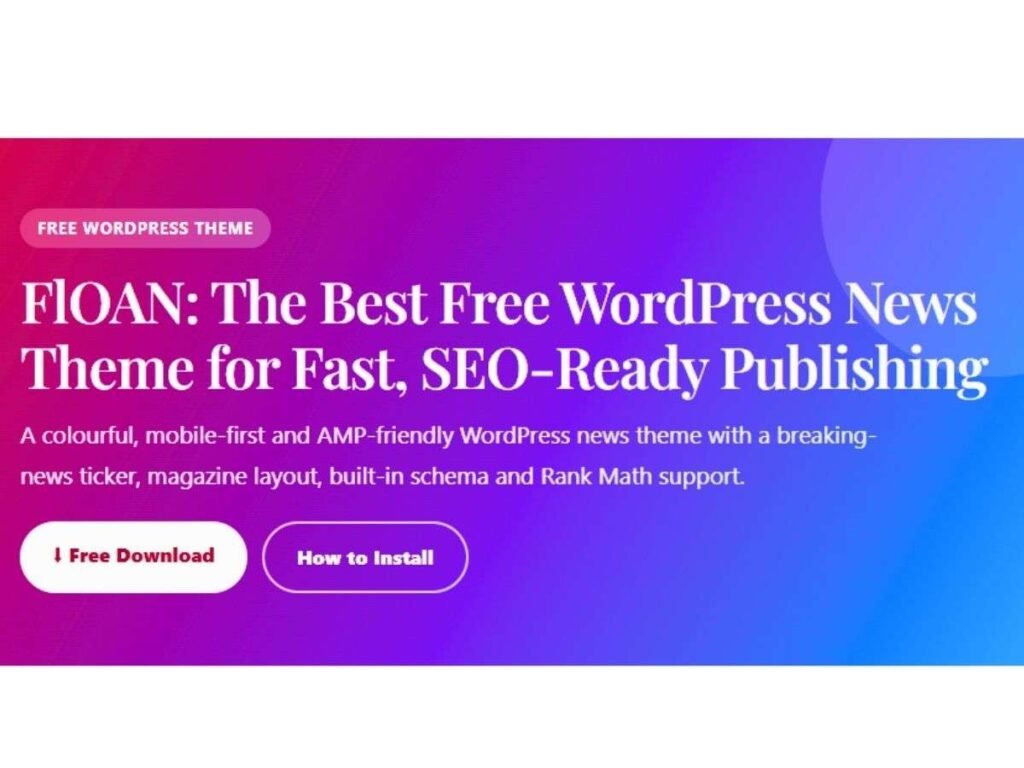 FLOAN WordPress News Theme