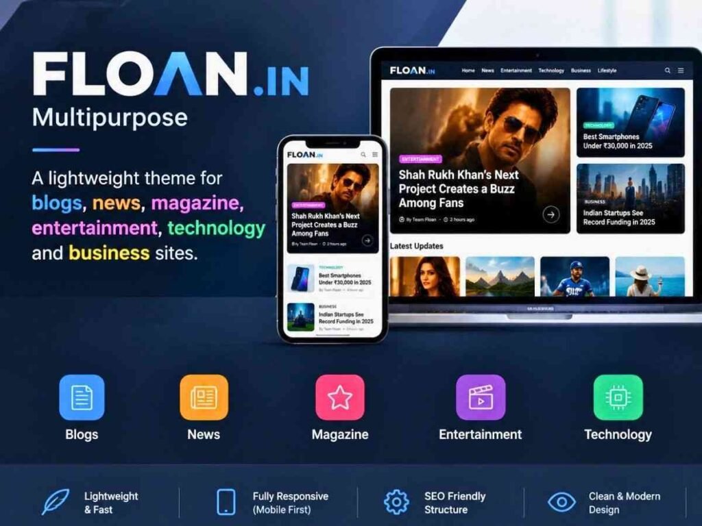 FLOAN.IN Multipurpose lightweight WordPress Theme