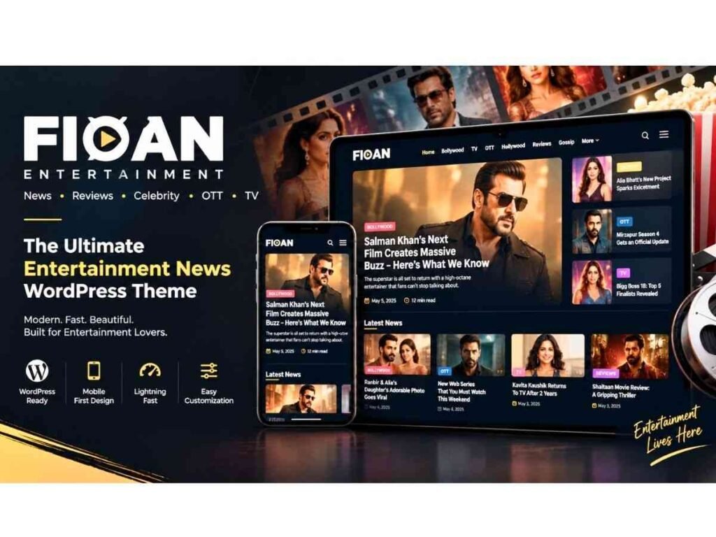 FlOAN Entertainment WordPress theme