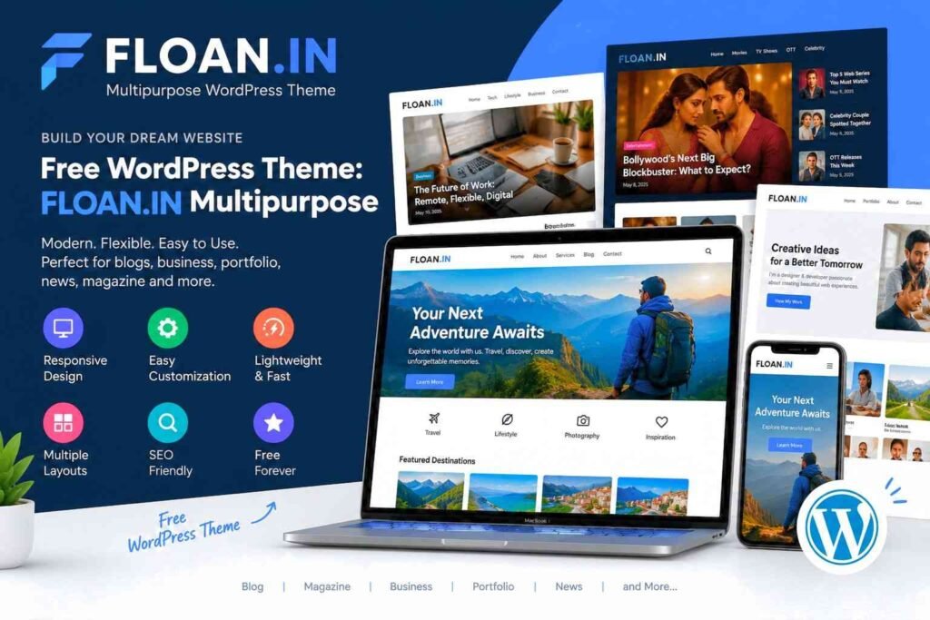 Free WordPress Theme: FLOAN.IN Multipurpose